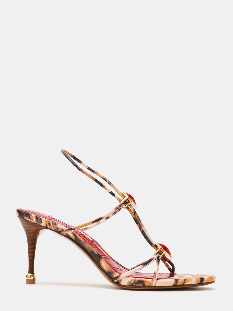 RAMOS STONE RED/BROWN PRINT